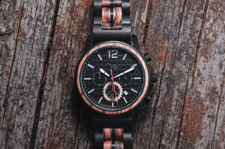 Ξύλινο Ρολόι Chrono